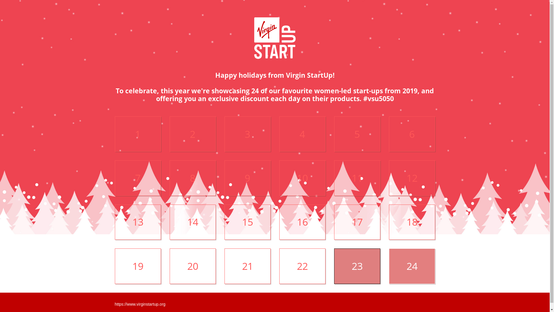 Virgin StartUp Advent Calendar